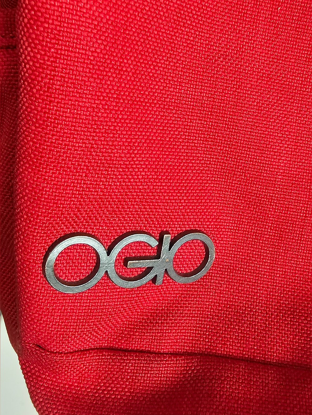 OGIO Red Backpack with Button Accent - Picture 8 of 14